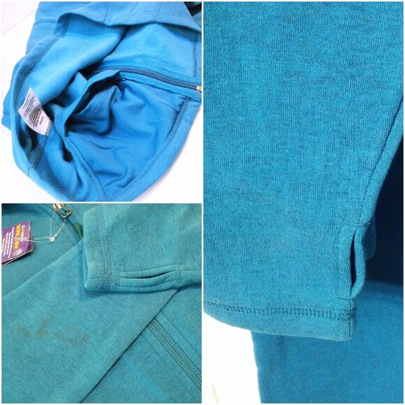 NWT Seg'ments Active 2-pc Track Suit Set Lady(M/L) Merino Wool Blend Thumb Cuff - Picture 5 of 10